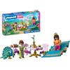 PLAYMOBIL | Princess | Una visita da lontano | 2 principesse con tappeto volante e festa del tè | Stimola la creatività | Giocattolo principessa dai 4 anni in su | 72054