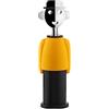 Alessi Alessandro M. AM23 YB Cavatappi di Design, in Resina Termoplastica e Zama Cromata, Giallo e Nero