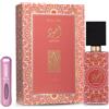 RESAES Resistant and aesthetic Ajwad Pink - Fragranza araba unisex a lunga durata, con atomizzatore ricaricabile, 5 ml, profumo esotico con note di guava, rosa e pelle (Ajwad Pink)