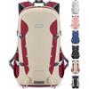 BAGPARKK - Zaino da escursionismo, grande zaino da viaggio da 35 l, per uomini e donne, resistente all'acqua, ultra leggero, pieghevole, per campeggio e sport all'aria aperta