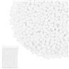 PATIKIL Perline di Polistirolo, 2-3mm Palline di Schiuma, Mini Palline Piccole Perling per Fai da Te Materiali per Artigianato Matrimonio Feste Arte Fatta in Casa, Bianco