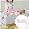 Culla Da Gioco per Bambini, Letto per Bambole Da 45 Cm, Leggera E Versatile,