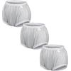 CARER Healthcare Incontinence Pregnancy Carer Confezione da 3 Copripannolini per Adulti Biancheria Intima Antiperdita per Incontinenza Silenzioso Impermeabile Lavabile Riutilizzabile Unisex Nero Taglia S