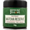 Grocer Planet - Tè Verde Matcha Cerimoniale (50g) | Ceremonial Reserve | Grado AAA | Prodotto con le foglie di tè verde più giovani e selezionate