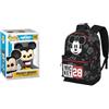 Funko Pop Disney Classici Topolino - Mini figura da collezione, Zaino Disney Topolino Year HS Fan 2.2 31×44 cm Nero