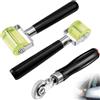 Dinhauyon Generico 3 Rulli pressori, Rullo in Gomma 0,7 mm / 30 mm / 50 mm, Rullo a Mano per sigillatura Bordi e Saldatura teloni PVC & Materiali fonoassorbenti Auto