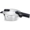 Fissler Vitaquick Premium, Pentola A Pressione 2.5 L, Diametro 22 cm in Acciaio Inox, 2 Livelli di Cottura, Fabbricato in Germania, Compatibile Induzione