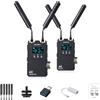 FEELWORLD WT1S 4K Sistema di Trasmissione Video Wireless,portata di 300 metri, SDI/HDMI, latenza ultra-bassa (0,08 s), intercom full-duplex, supporto per lo streaming live con OBS/VLC