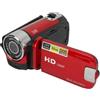 Topiky Videocamera, Registratore per Vlogging, 1080P 16MP, Schermo Ruotabile da 2,4 Pollici, Videoregistratore HD con Zoom 16X con Luce di Riempimento, Registrazione in Loop (rosso)