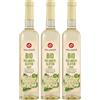 Höllinger Sciroppo di fiori di sambuco biologico Höllinger - Organic Elderflower Syrup, Vegan, 3x500ml Glass Bottle, Natural Elderflower Flavor