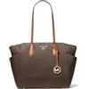 Michael Kors Marilyn MD TZ Tote, Borsa Donna, BRN/Acorn, 38,1 x 25,4 x 12,1