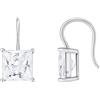 THOMAS SABO Orecchini pendenti con ciondolo in pietra in argento 925 riciclato H2289-051-14, misura unica, Argento sterling Argento, Zirconia cubica