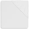 Jollein 512-507-00001 - Lenzuolo con angoli elasticizzati Molton, 60 x 120 cm, colore: Bianco