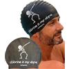 Swimxwin Cuffia in Silicone Chlorine | Cuffia da Nuoto| Grande Comfort e aderenza | Design e Stile Italiano