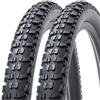 MetersGod 2 pneumatici da bicicletta 29 x 2,25, 29 pollici, 29 x 2,25, 57 - 622, compatibili con mountain bike, bici da corsa, 29 x 2,20, 29 x 2,25, 29 x 2,30, pieghevoli