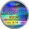 LAZER LINE Filo da Pesca Trasparente Fluorocarbon 100m DIA 0,18mm Test 2,6kg - Lenza da Pesca Trota Lago Carpa Luccio - Lenze Spinning per Aqua Dolce e Salata - Method Feeder Kit - Fishing Accessories