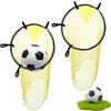 quiodok 2 PCS Bersaglio per Allenamento da Calcio Obiettivo di Tiro Angolare Attrezzatura da Allenamento per Obiettivo di Calcio Obiettivo da Calcio con Cinturini Fibbie Regolabili per Allenamento