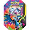 Pokémon: scatola da collezione Mega Charizard/Mega Charizard X-ex del GCC Pokémon (quattro buste di espansione e una carta promozionale olografica), Edizione in Italiano