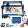 ATOMSTACK Macchina per incisione laser da 20 W, con doppia pompa, scheda madre a 32 bit per legno, metallo, area di lavoro 410 x 400 mm