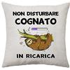 Aconesong Regali per Cognato Divertente Cuscino Copertura per Cognato Compleanno Natale Festa del Papa Anniversario Matrimonio Idee Regali per Lui 45 x 45 cm
