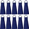 RAJRANG Grembiuli blu navy Lotto all'ingrosso da 10 a 35 x 27 pollici - Grembiule da cuoco professionale per cuochi e donne