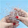 Rikyo Confezione da 30 plettri floreali a goccia e morbidi steli in acrilico, 17,1 cm, bouquet di bacche artificiali, rametti di fiori con perline spray per ghirlande, bracciali, fiori, fermagli per