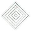 Cenni 77351 Pedana Doccia 50 x 50 in Plastica con Gommini Antiscivolo, Bianca, Made in Italy