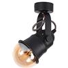 TWSXTE Plafoniera in stile industriale vintage, Faretto LED, Applique da parete interna orientabile, Prese E27, per lampadine fino a 60W (senza lampadina)