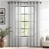 MRTREES Tende per interni Voile Semi Trasparenti Grigio Chiaro 2 Pezzi con Occhielli 140x215 CM Tenda a Panello Tende Leggere Morbida per Camera da Letto e Soggiorno Finestra Moderne