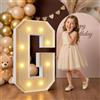 Mixifox 90cm Giallo Lettere Luminose Giganti, Lettera G | Decorazioni Compleanno, Decorazioni Festa Nozze Anniversario, Addobbi Compleanno 21 Pcs Accessory Set