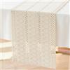 Brylleii Macramè Runner da Tavolo Moderno Cotone Lino 30 x 183 cm Elegante Rustico Beige Runner Tavola Boho Vintage Lavabile Bohémien Chic Decorazione da Tavola per Matrimoni Cucina