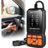 Anluomafuy OBD2 Auto Diagnostica, Diagnosi Auto Professionale, Lettore di Codici Cancellazione Codici di Errore, Spia Motore di Controllo, OBD Scanner, Supporta 10 Lingue