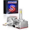 SUPAREE Lampadina D1S 35W Lampade LED D1S Canbus D1S LED Lampadine D1R 26000LM 6500K Sostituisci Lampadine Allo Xeno HID OEM Plug and Play 2 Lampade
