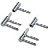 VERSHY Cerniere Sportello, Cardini per Porta, 3 pezzi, in Acciaio per Porte Interne, Porta in Legno, 2 pezzi