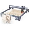 Creality Falcon Macchina per incisione laser, 5W Incisore Laser, 10000 mm/min, velocità di incisione laser, incisione laser fai da te, per legno, metallo, carta, acrilico, pelle, 400 x 415 mm
