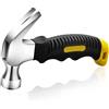 Eruinfang Martello da carpentiere, 226,8 g, nero, manico in TPR, 220 g, stile moderno, ideale per casa, fai da te, campeggio