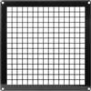 Repa Market Griglia di ventilazione rettangolare in acciaio zincato nero, 20,3 x 20,3 cm, griglia di ventilazione per ingresso e uscita, rete di protezione universale in metallo, griglia di protezione