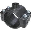 AERZETIX - C51877 - Collare di presa per tubi Ø75 - filettatura 1/2'' - con 4 bulloni - fascetta di derivazione per tubi secondari
