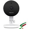FOSCAM [IDEALE INTERNI INCUSTODITI/ANZIANI/BAMBINI/ANIMALI] C5M Telecamera IP WiFi 2.4/5 Ghz 3K HD/ 5MP Visione notturna, Motion Detection, E-mail Alert, microSD slot Colore: Bianco