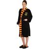 HARRY POTTER Accappatoio Hogwarts School Crest Nuovo Ufficiale da Donna Nero Size One Size