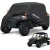 NEVERLAND UTV Copertura resistente impermeabile per 4-6 posti, fianco a fianco, 4 porte, per tutte le condizioni atmosferiche, con striscia riflettente, compatibile con Polaris RZR General Can-Am