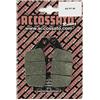 ACCOSSATO Pastiglie Freno Accossato Posteriori per YAMAHA MT-09 SP dal 2018 al 2024 (CC 900)