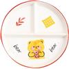 Generic Piatto Diviso in Tre per Dieta Ceramica, Rotondo Piatto Nutrizionale Porzioni, Piatto Porzioni per Snack, Insalata, Dessert, Spaghetti, Bistecca