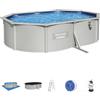 Bestway 56586 Piscina Fuori Terra Ovale Hydrium da 500 x 360 x 120 cm