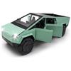 MODVKVK Tesla Cybertruck Modellino di Auto 1:32, Macchinine Giocattolo con Luce e Musica, Funzione Pull Back, Lega Pressofusa, Giocattolo per Bambini dai 3 Anni in su e Collezionisti di Auto (Verde)