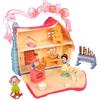 Disney Store Official Casa di Bambole Biancaneve, Set da Gioco Once Upon a Story Alto 10 cm con Cottage delle Fiabe, Cucciolo, Coniglietto e Giocattoli della Cucina, 3+