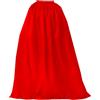 GOLDSTITCH Mantello Costume Lunghezza Intera Deluxe per Adulti, Mantello da Cavaliere, Costume da Cosplay Elegante e Cool, Rosso, Small