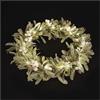 EMOS - Corona di vischio a LED da 35 cm - Corona a vischio con 25 LED, bianco caldo - Timer da 6/18h, funzionamento a batteria (3 x AA), lunghezza cavo da 25 cm - Durata 10000 ore - per interni