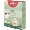 Bolsius Crystal Lights - Box da 24 Pezzi - Tealight Bianche in Cup Trasparente - Cera Inodore - Durata: fino a 6 ore a candela - Cera Vegana - Senza Olio di Palma - Senza Profumo