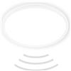 Briloner - Plafoniera LED con rilevatore di movimento IP44 portata 3m, colore luce bianca neutra, piatto, rilevamento a 120 gradi, plafoniera LED, pannello LED, 42x3 cm, bianco